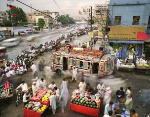 Karachi, Islamitische Republiek Pakistan. Aantal inwoners: 13,9 miljoen